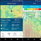 Užitečná aplikace na počasí v Chorvatsku