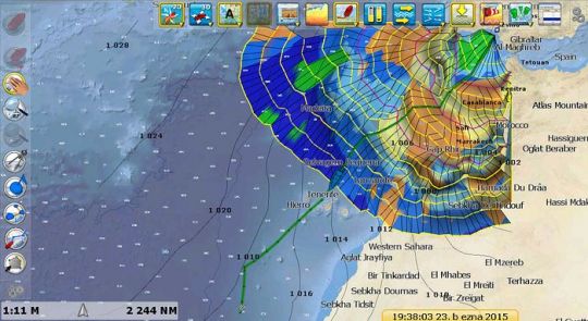 Navigačí programy a weather routing