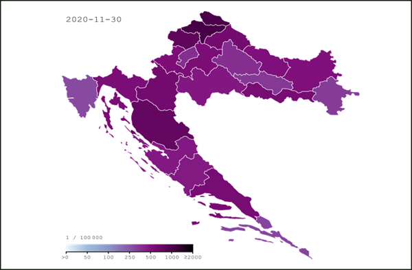 Chorvatsko zaznamenalo rekordní počet úmrtí na Covid