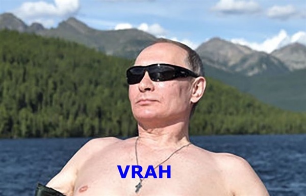 Putin je masový vrah