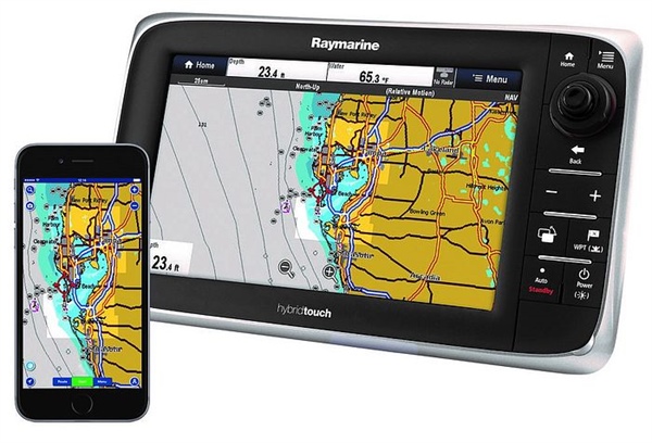 Aktualizace map v přístrojích Raymarine