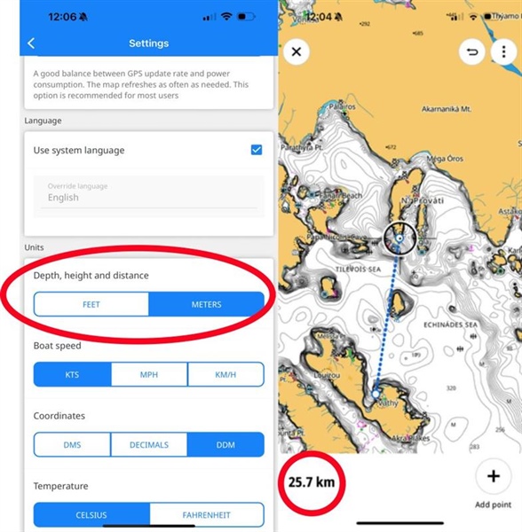 „Drobná“ chybička navigační aplikace C-MAP