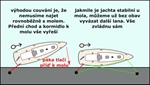 Jak přistát bokem k molu sólo? Stačí jedno lano a motor