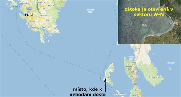 Noční bouřka vyvrhla sedm jachet na břeh