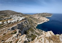Chora z cesty ke kostelu Panagia.