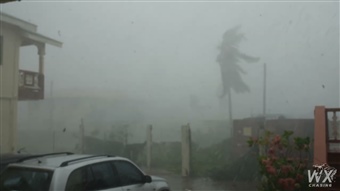 Jak vypadal přechod hurikánu Beryl přes Carriacou