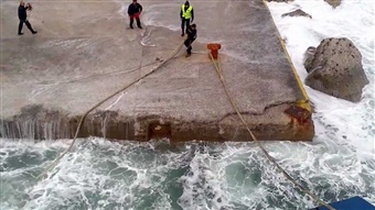 Přistání v bouři